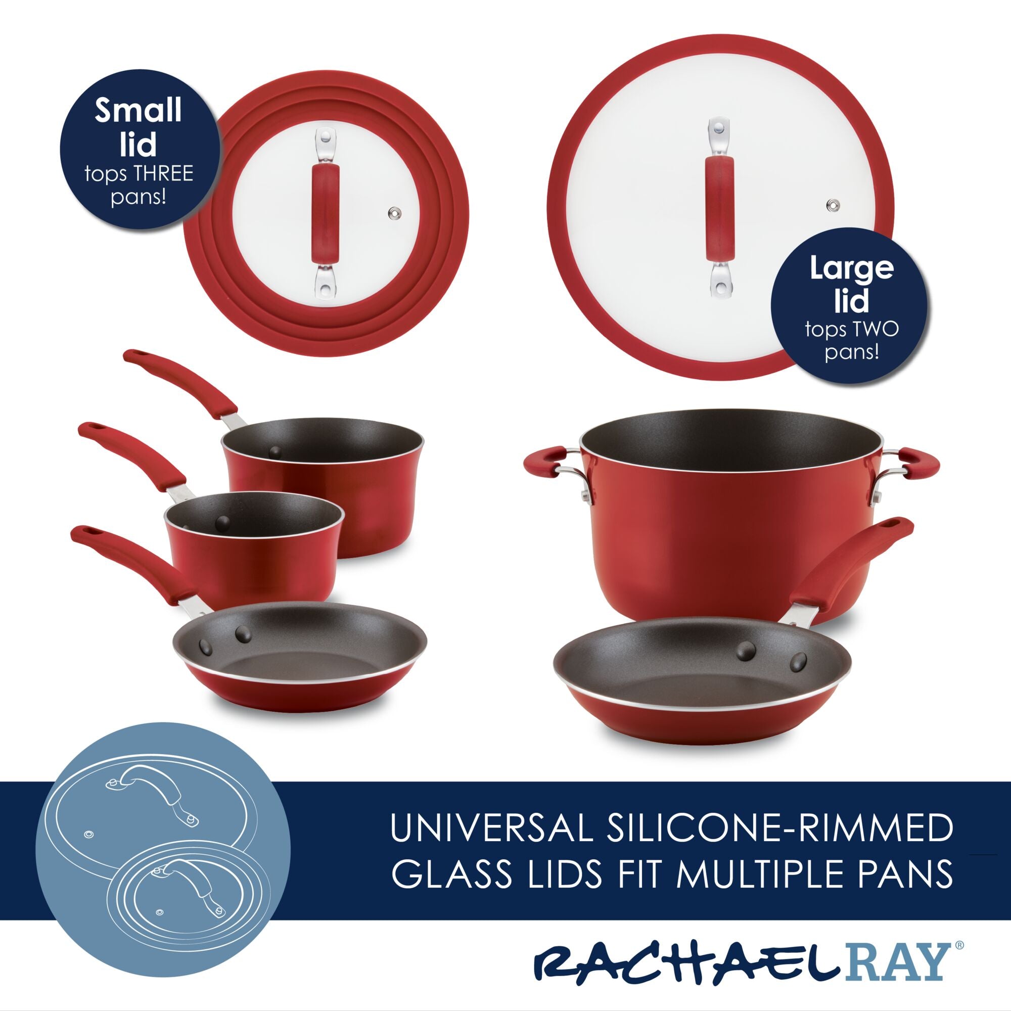 Cook + Create Nonstick Cookware Sets - Image 12