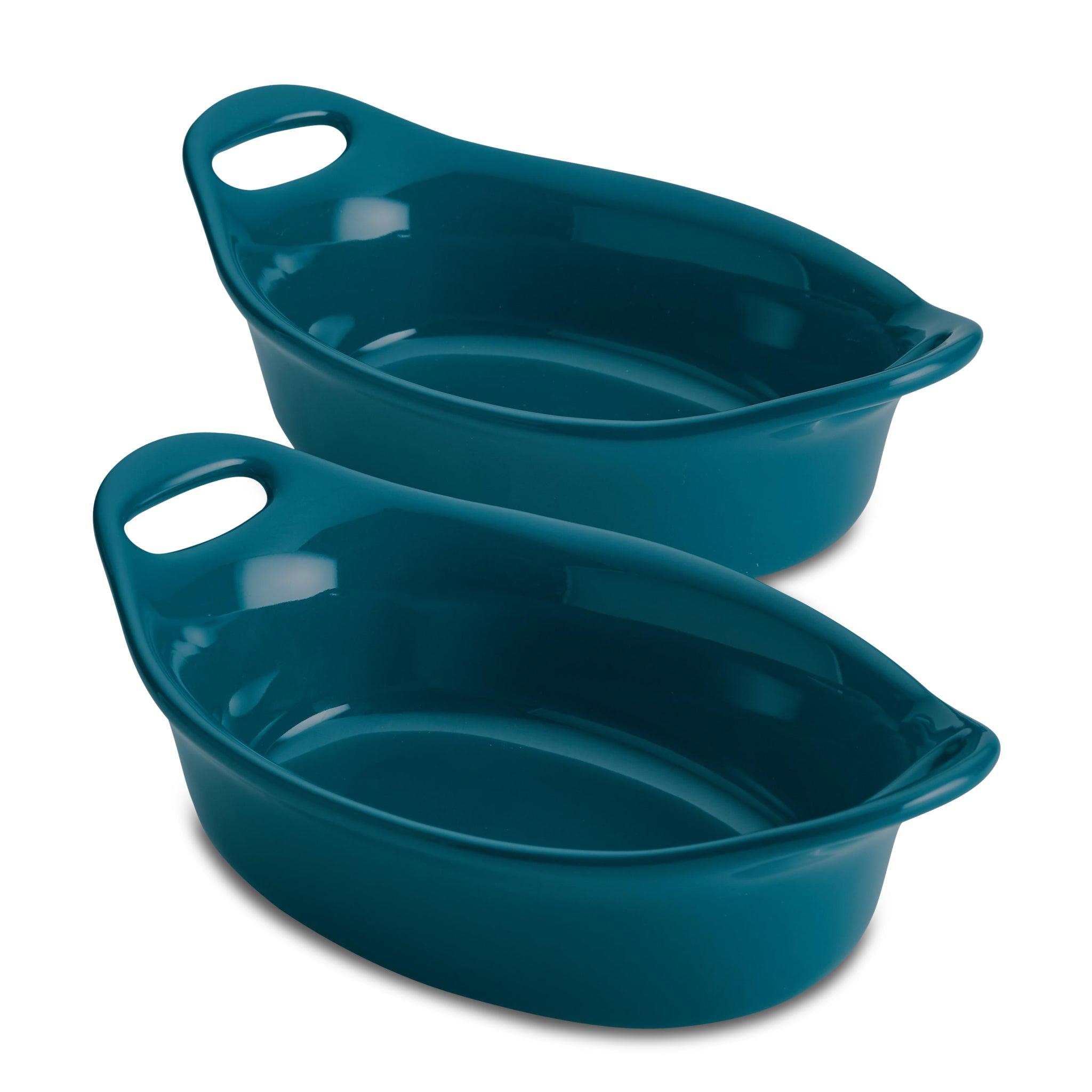 2-Piece 12-Ounce Oval Ceramic Au Gratin Set - Image 6